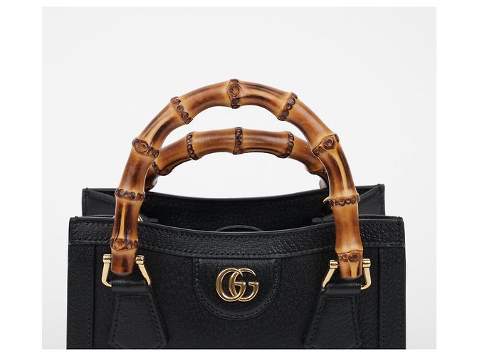 Gucci Borsa a Tracolla Diana Bamboo Mini Tote - vista 13
