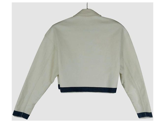 Chaqueta vaquera corta Prada azul - vista 3