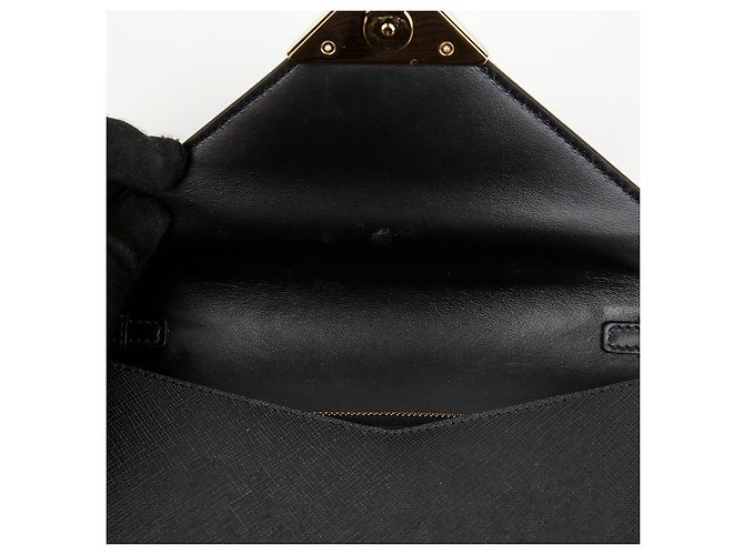 Prada Borsa a tracolla e spalla con logo Triangle e catena - vista 10