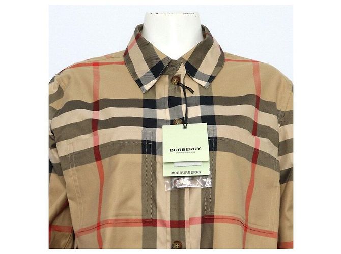Burberry Vintage Karoshemd aus Baumwolle für Damen - Ansicht 2
