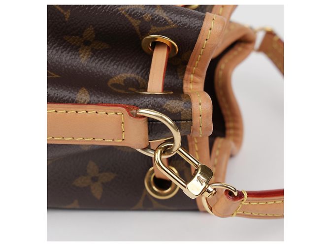 Louis Vuitton Borsa secchiello Nano Noe Monogram Canvas - vista 14