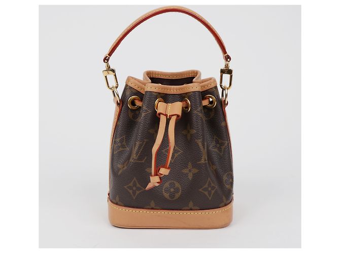 Louis Vuitton Borsa secchiello Nano Noe Monogram Canvas - vista 2