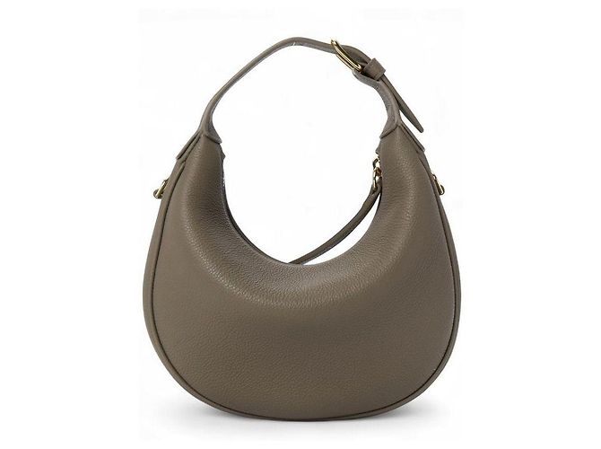 Borsa a spalla Céline in pelle marrone grigio - vista 4