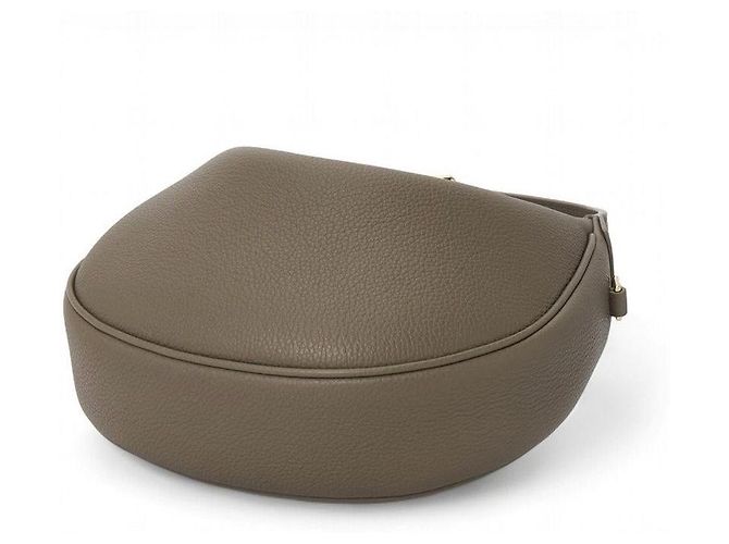 Borsa a spalla Céline in pelle marrone grigio - vista 5