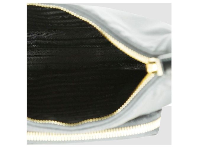 Prada Borsa a tracolla e spalla in nylon spazzolato - vista 5