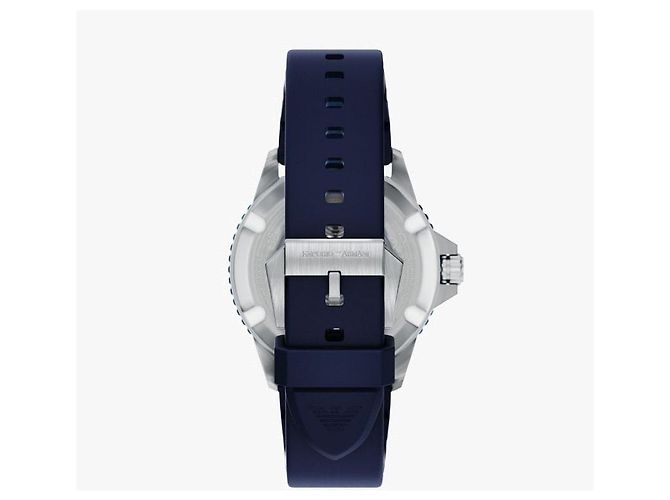 Armani Orologio World Explorer da uomo in gomma - vista 4