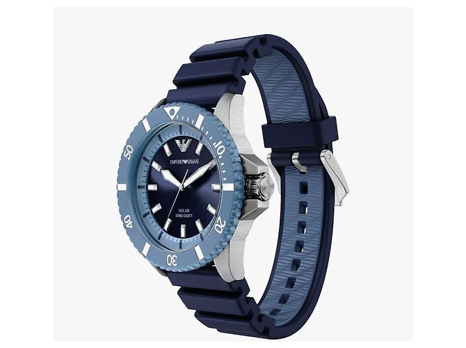 Armani Orologio World Explorer da uomo in gomma - vista 5