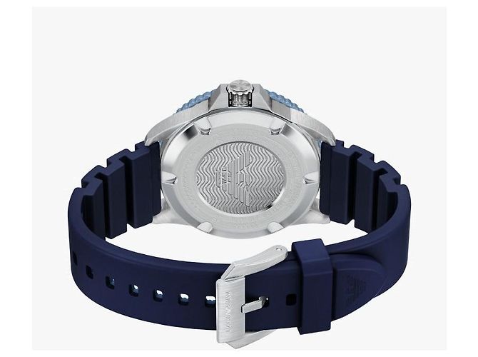 Armani Orologio World Explorer da uomo in gomma - vista 6