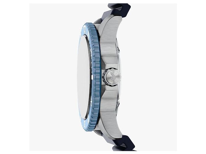 Armani Orologio World Explorer da uomo in gomma - vista 8