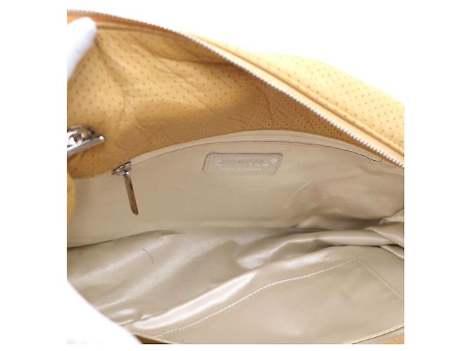 Chanel Borsa a tracolla gialla multi-tasche - vista 10
