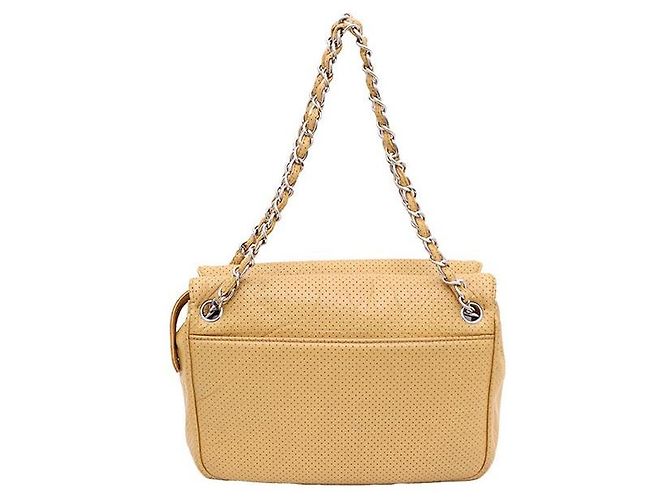 Chanel Borsa a tracolla gialla multi-tasche - vista 3