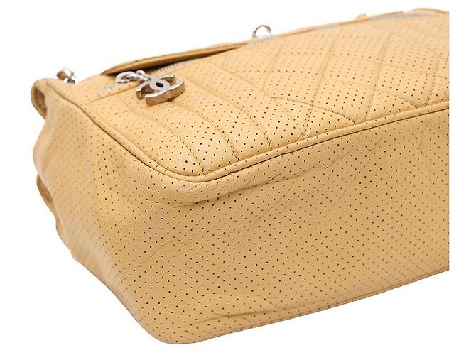 Chanel Borsa a tracolla gialla multi-tasche - vista 7