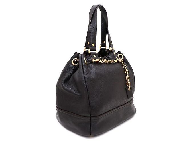 Autre Marque Borsa Tote in pelle marrone - vista 2