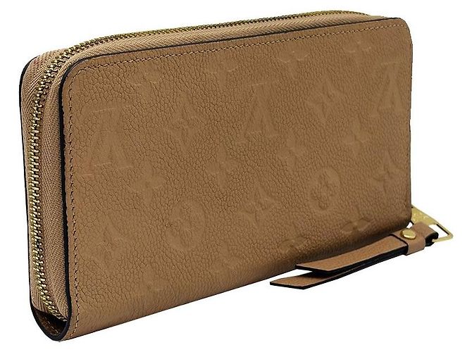 Louis Vuitton Cartera Larga Zippy Empreinte Beige - vista 3