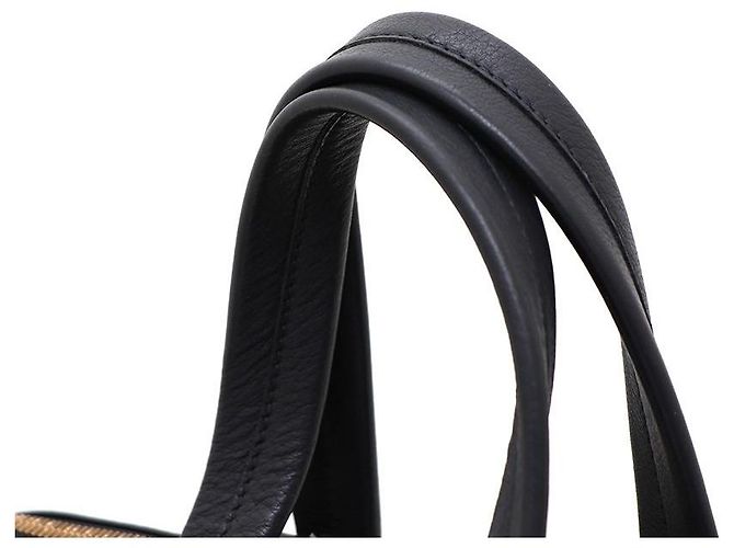 Fendi Borsa Tote e borsa a tracolla in pelle nera - vista 4