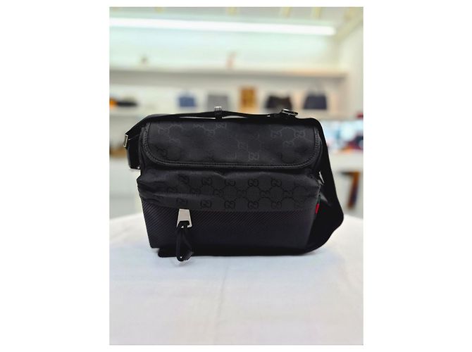 Gucci Borsa a tracolla Nexus Medium Black Messenger - vista 10