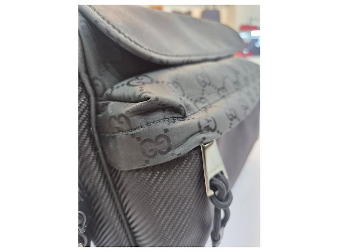 Gucci Borsa a tracolla Nexus Medium Black Messenger - vista 25