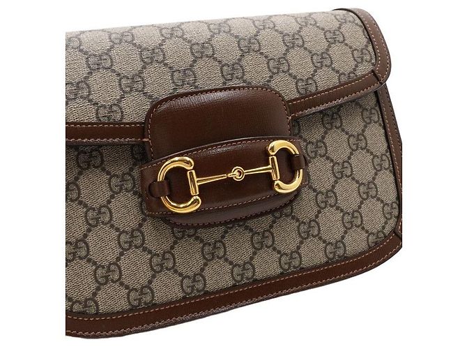 Gucci Borsa a tracolla in tela Horsebit - vista 11