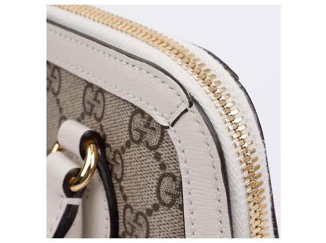 Gucci Horsebit Small Top Handle Bag Weiß - Ansicht 11