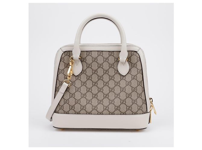 Gucci Horsebit Small Top Handle Bag Weiß - Ansicht 3