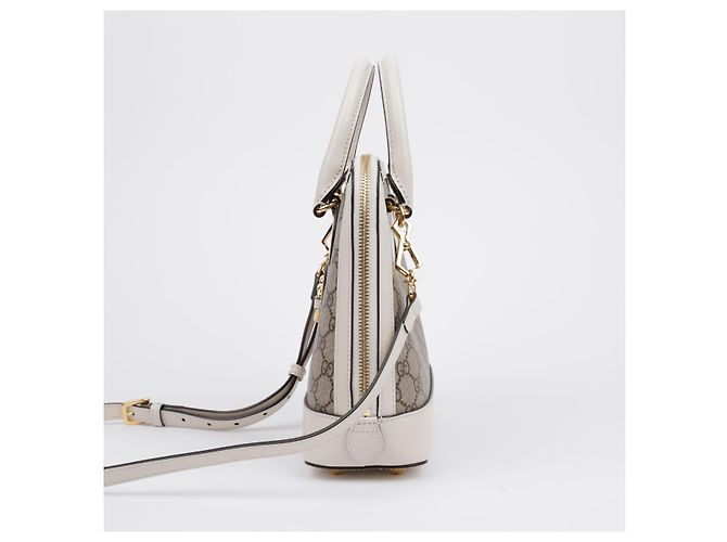 Gucci Horsebit Small Top Handle Bag Weiß - Ansicht 4