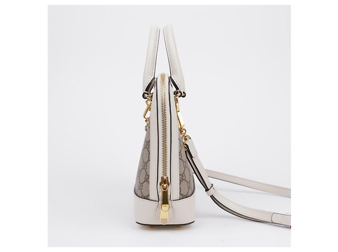 Gucci Horsebit Small Top Handle Bag Weiß - Ansicht 5