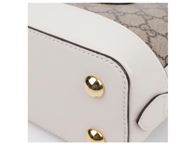 Gucci Horsebit Small Top Handle Bag Weiß - Ansicht 7