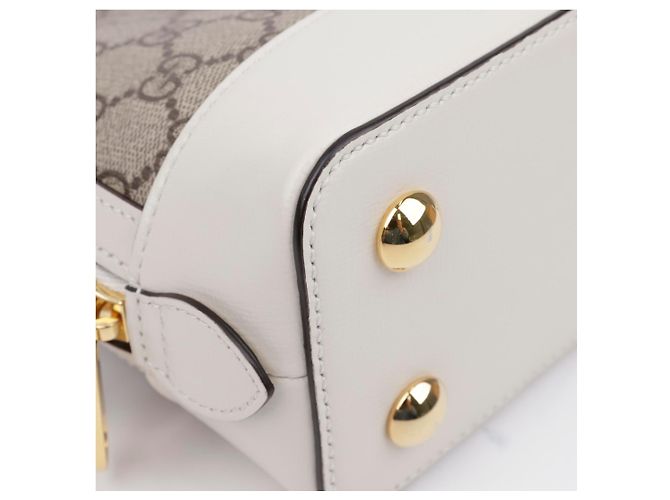 Gucci Horsebit Small Top Handle Bag Weiß - Ansicht 8