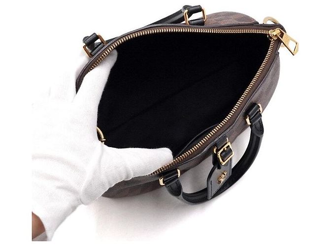 Louis Vuitton Borsa a mano e a tracolla Odéon PM Damier Ebene da donna - vista 6