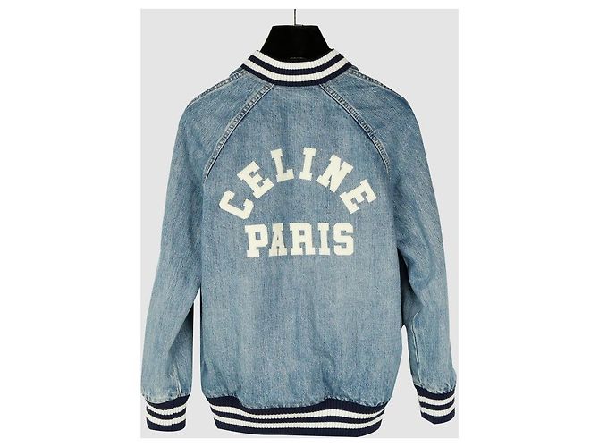 Céline Teddy-Jacke aus gewaschenem Denim - Ansicht 3