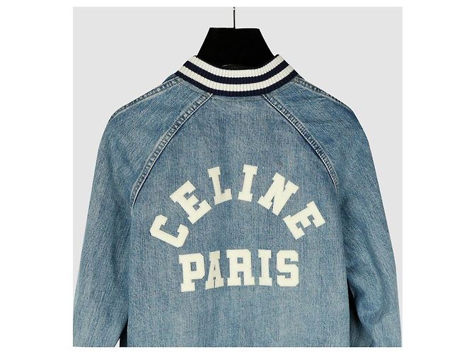 Céline Teddy-Jacke aus gewaschenem Denim - Ansicht 4
