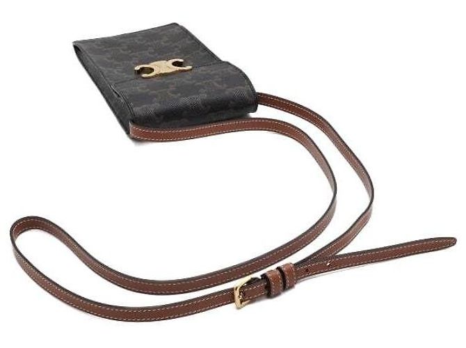 Céline Borsa a tracolla Trio Canvas Vertical Phone Pouch - vista 10