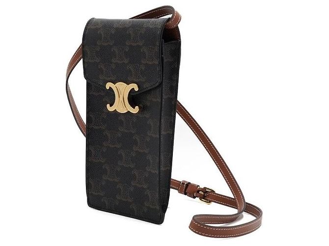 Céline Borsa a tracolla Trio Canvas Vertical Phone Pouch - vista 2