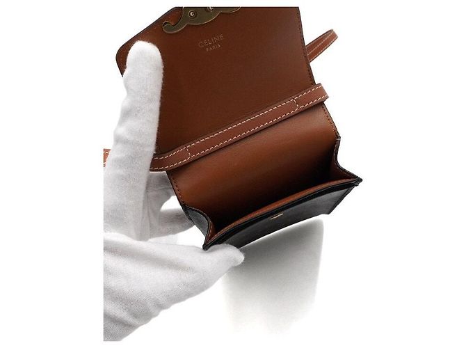 Céline Borsa a tracolla Trio Canvas Vertical Phone Pouch - vista 6