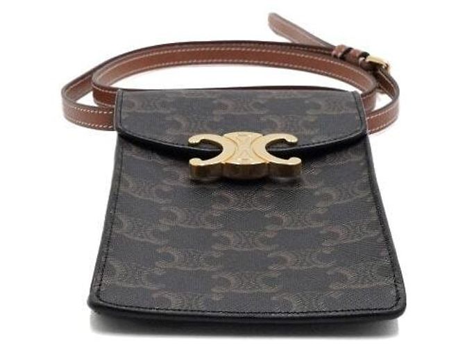 Céline Borsa a tracolla Trio Canvas Vertical Phone Pouch - vista 7