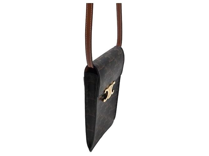 Céline Borsa a tracolla Trio Canvas Vertical Phone Pouch - vista 9