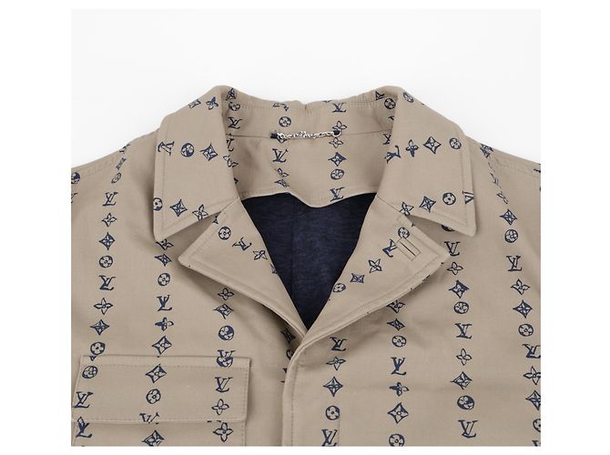 Louis Vuitton Monogram Long Coat Size - view 3