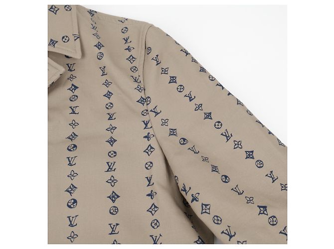 Louis Vuitton Monogram Long Coat Size - view 4