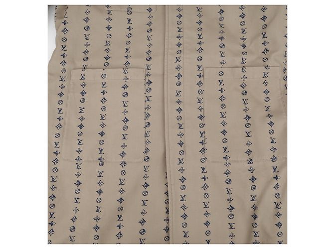 Louis Vuitton Monogram Long Coat Size - view 6