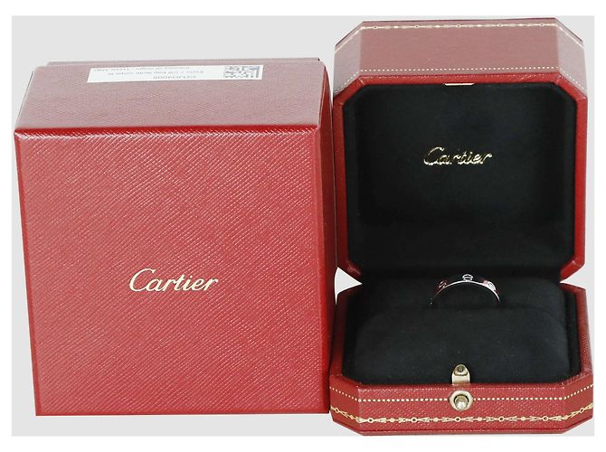 Cartier Anello Love Oro Bianco SM - vista 6