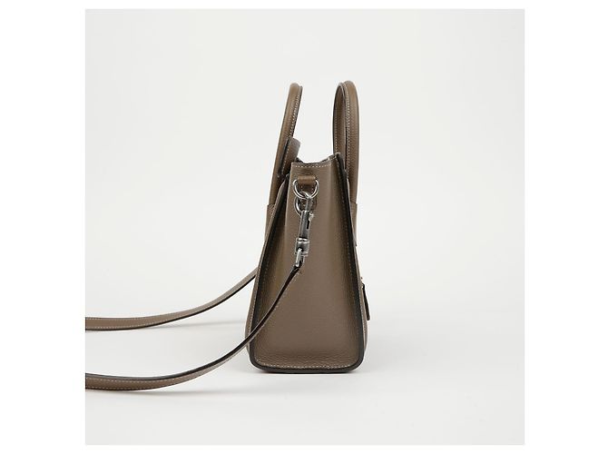Céline Borsa a tracolla Nano Luggage Drum in vitello - vista 5