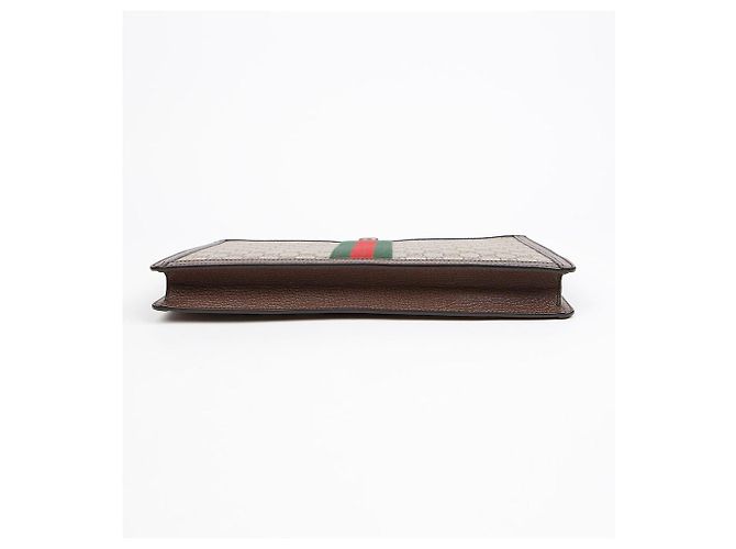 Gucci Supreme Canvas Ophidia Portfolio Clutch - vista 6