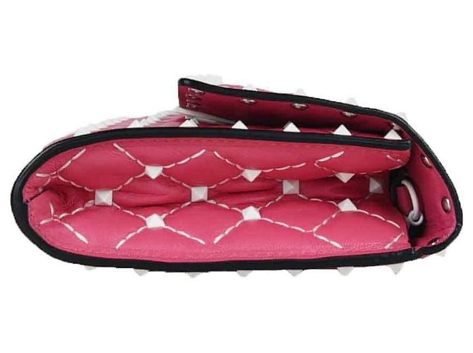 Valentino Borsa crossbody con catena e borchie Spike - vista 2