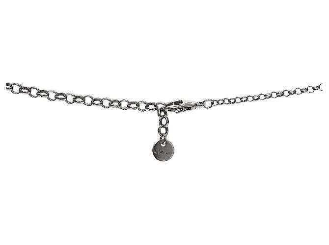 Gucci Collana intrecciata nera e argento - vista 4