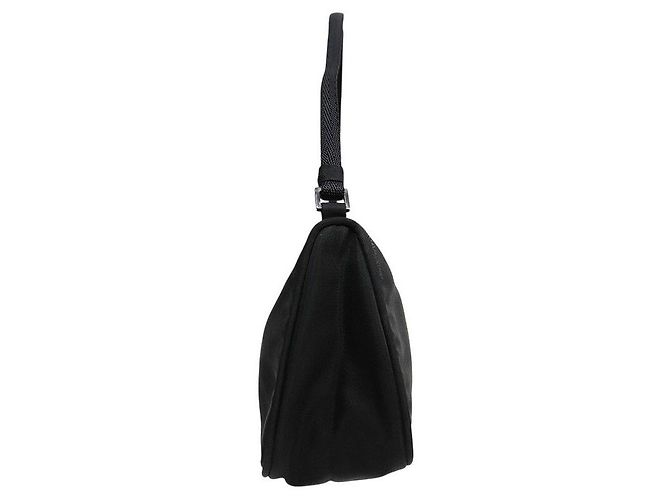 Prada Mini borsa a tracolla in nylon nero - vista 2