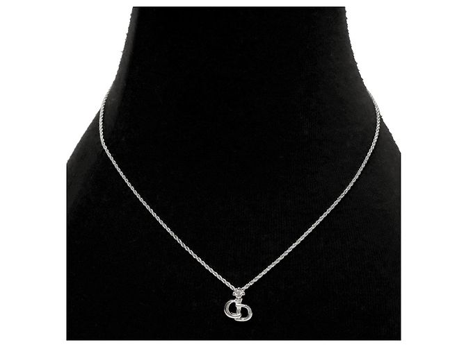 Dior Cubic CD Silver Halskette - Ansicht 5
