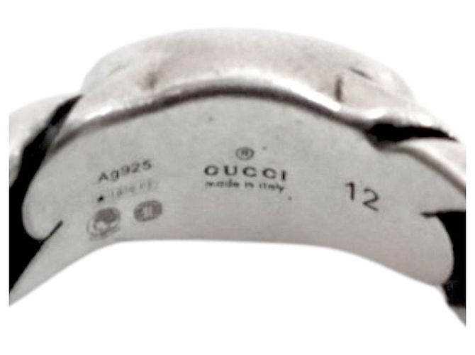 Gucci Verschlungener Silberring Größe - Ansicht 5