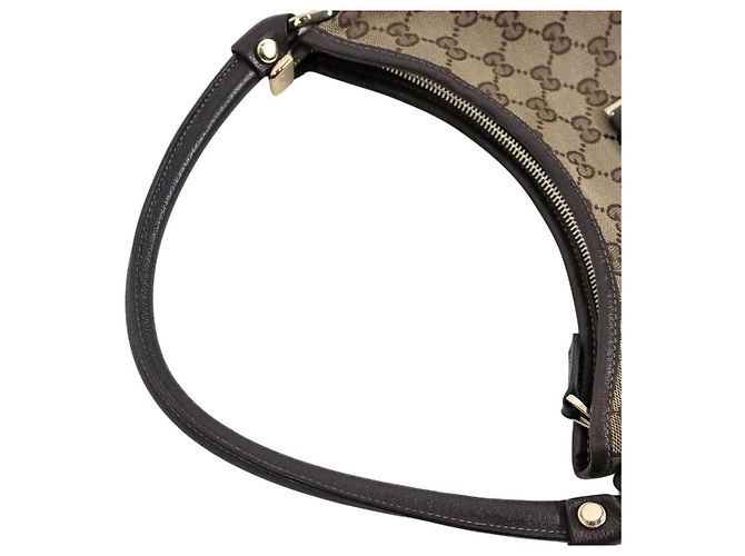 Gucci Abby Canvas Hobo-Tasche mit D-Ringen - Ansicht 10