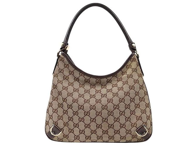 Gucci Abby Canvas Hobo-Tasche mit D-Ringen - Ansicht 3