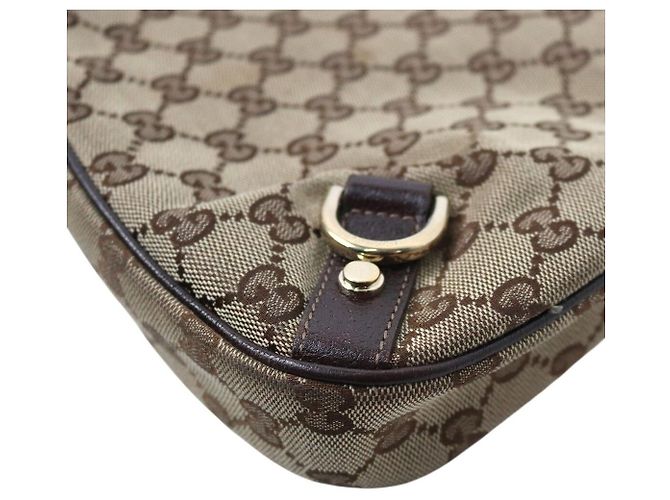 Gucci Abby Canvas Hobo-Tasche mit D-Ringen - Ansicht 6